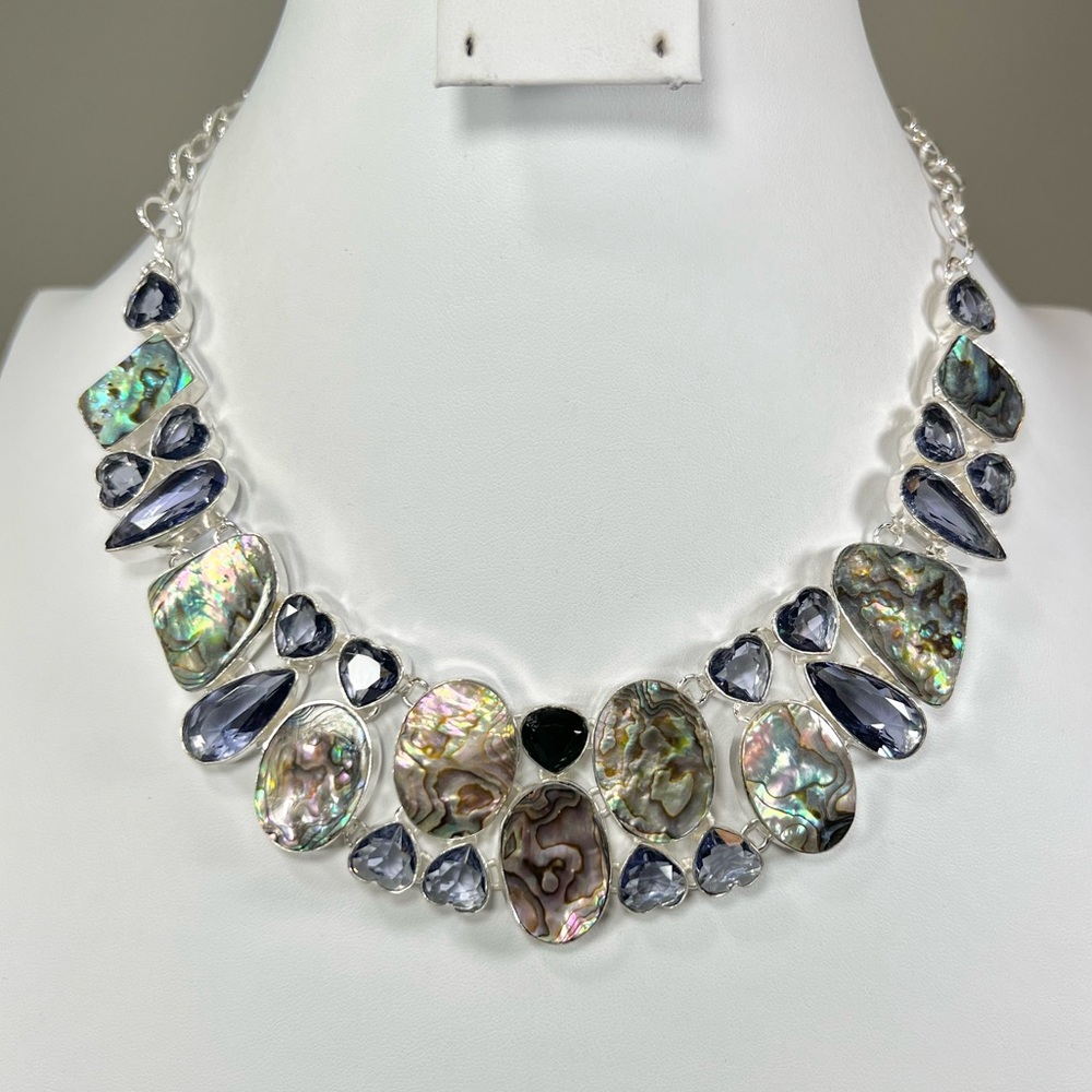 Abalone 925 Large Shell Necklace